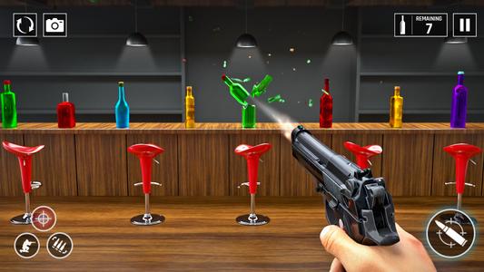 Offline Bottle Shooting Games