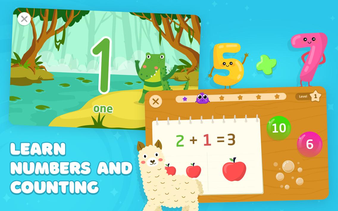 Educational game, toddlers 2-4