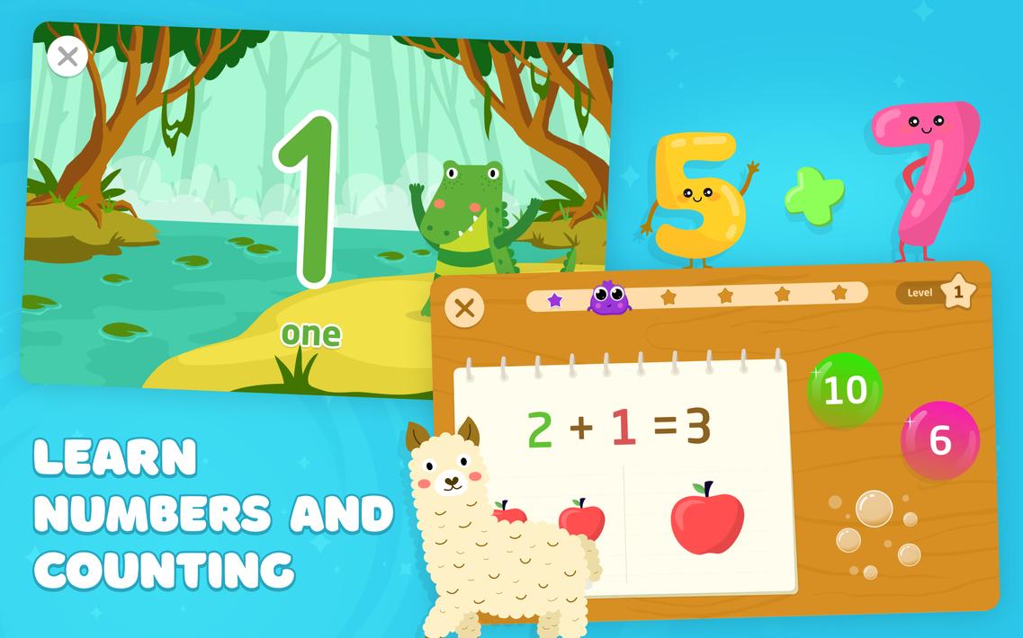 Educational game, toddlers 2-4