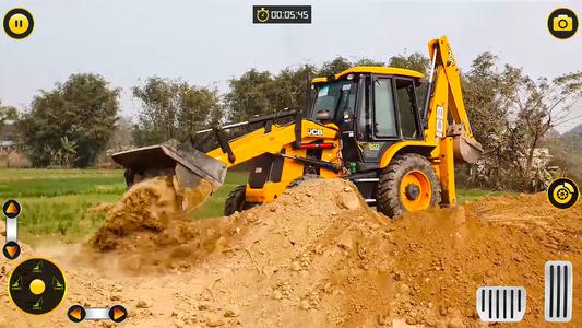 Excavator Sim JCB Construction