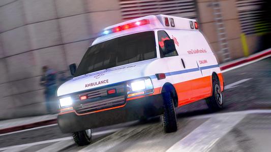 Rescue Ambulance American 3D