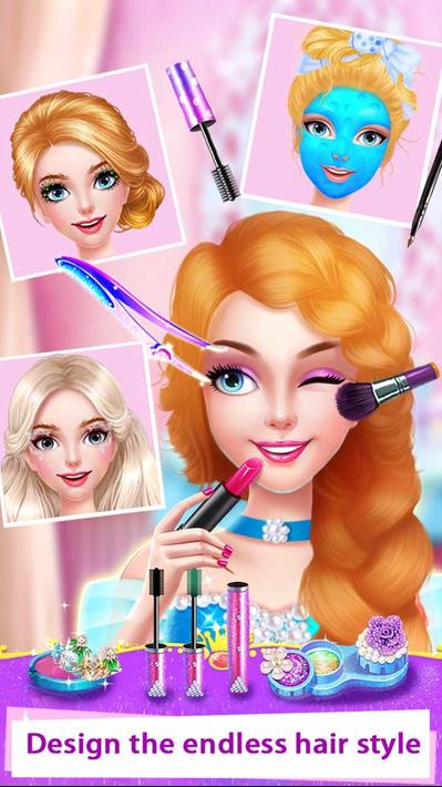 Long Hair Princess Salon Games