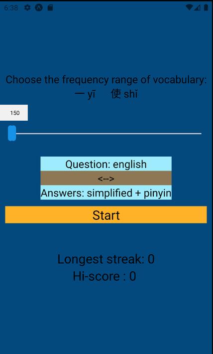 Chinese 10000 Most Frequent Vo