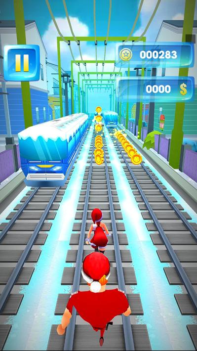 Subway Santa Endless Runner