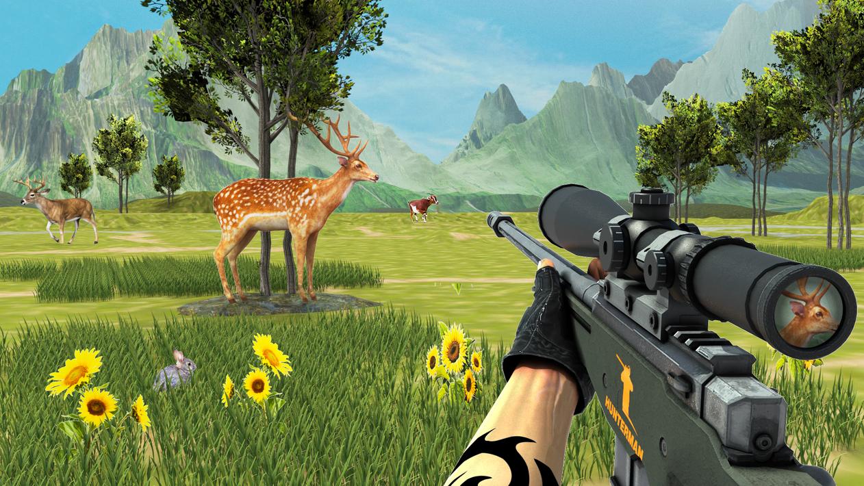 3D Sniper Animal Hunting Games