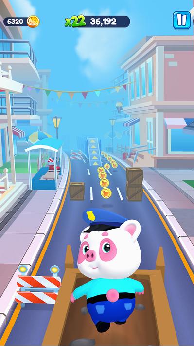 Piggy Panda Run: Fun Game