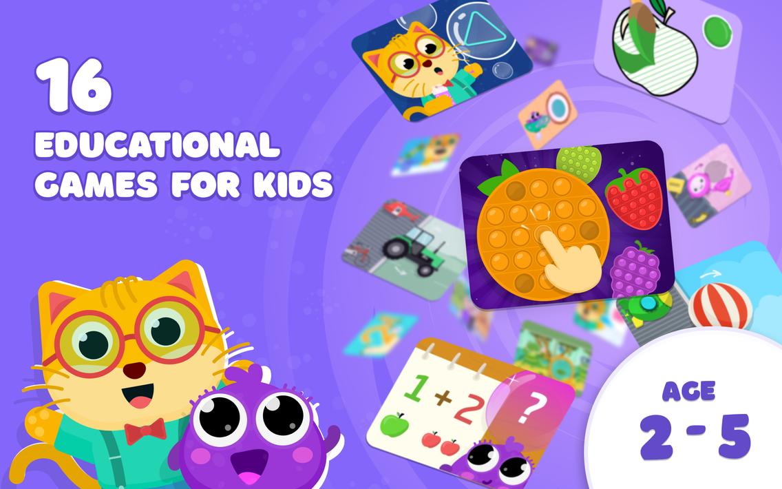 Educational game, toddlers 2-4