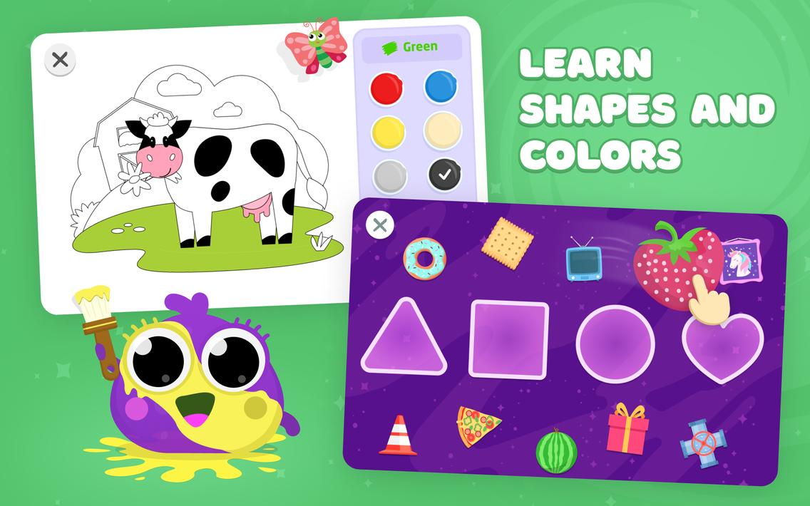 Educational game, toddlers 2-4