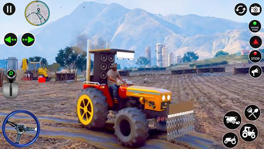 Modern Farmer Tractor Game 3D