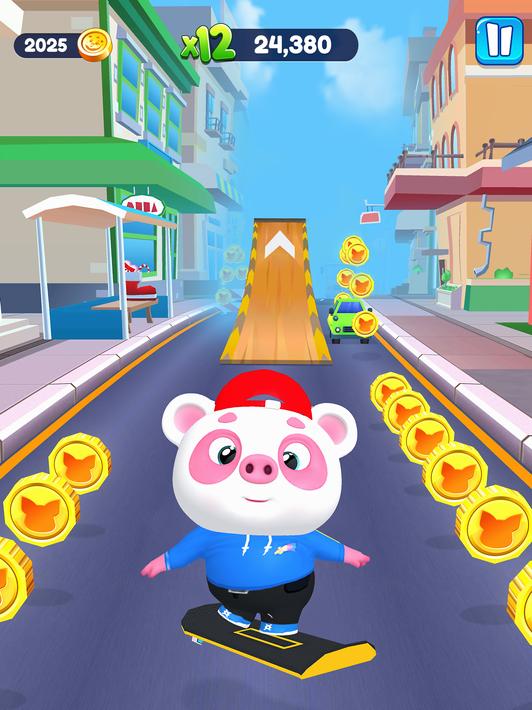 Piggy Panda Run: Fun Game