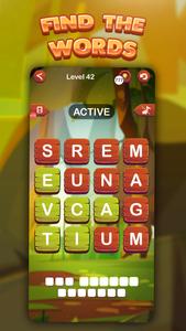 Find words puzzle game