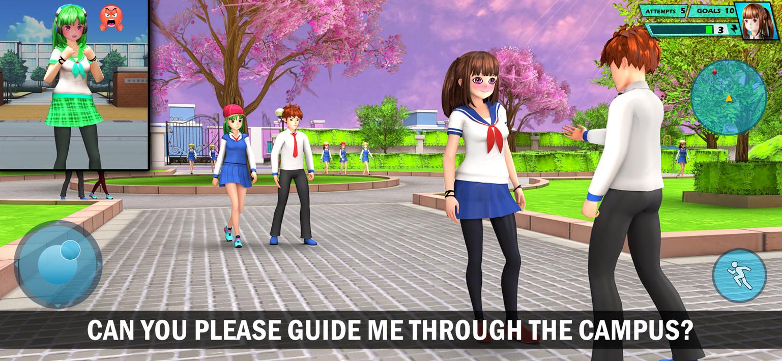 School Love Life: Anime Games