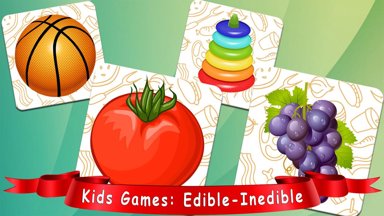 Kids Games: Edible-Inedible