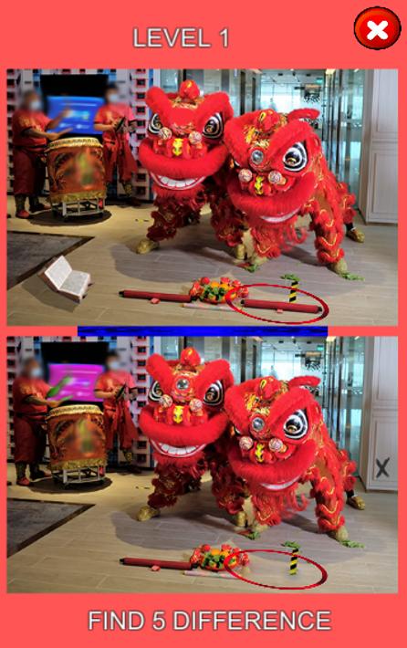 Lion Dance Difference Games