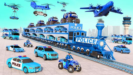 Police Car Transport Car Game