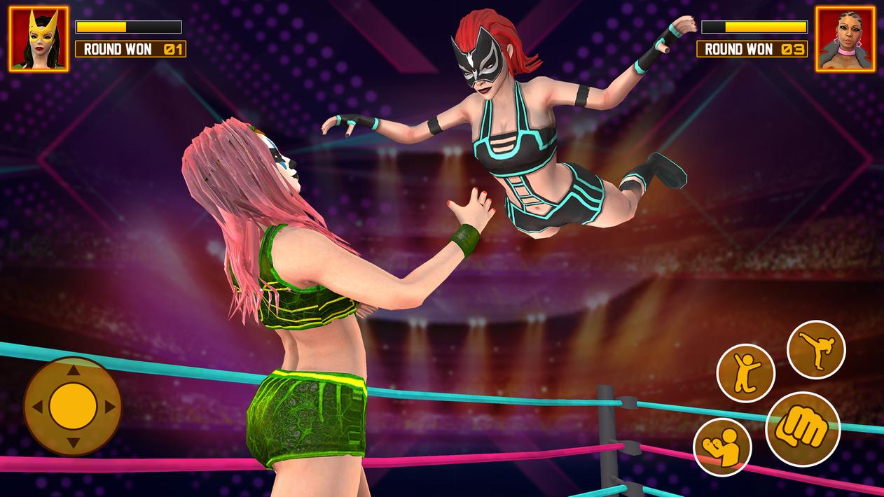Girls Wrestling Fighting Games
