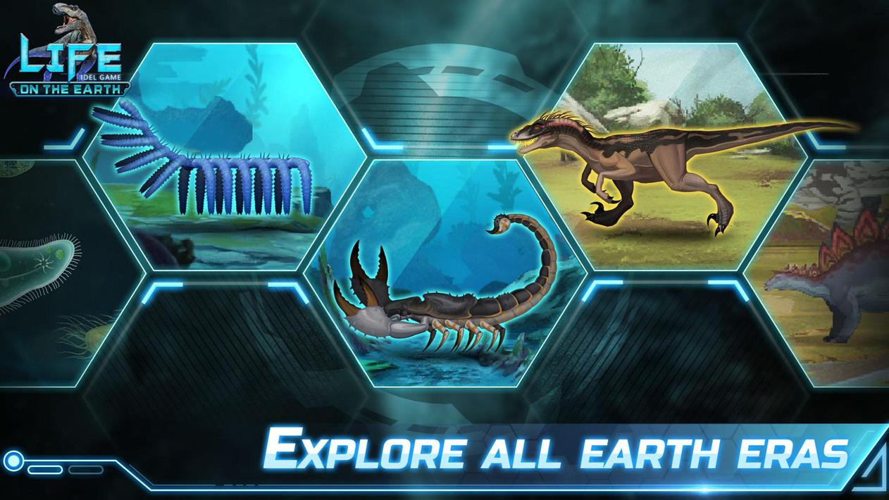 Life on Earth: evolution game