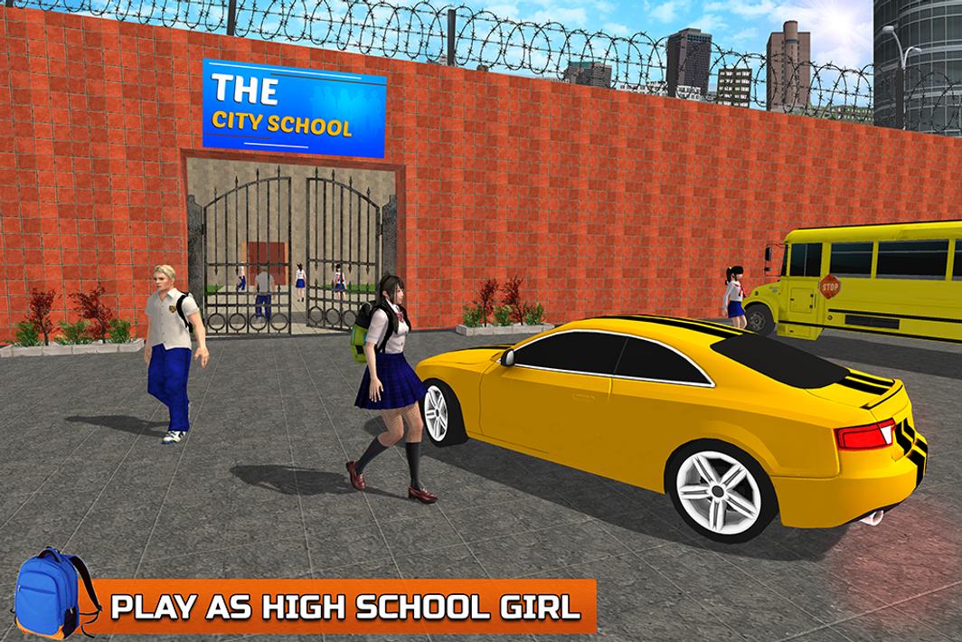 School Girl Life Simulator 3D