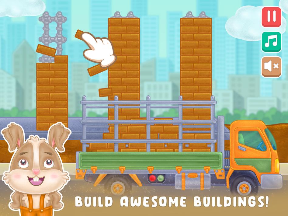 Real Construction Kids Game