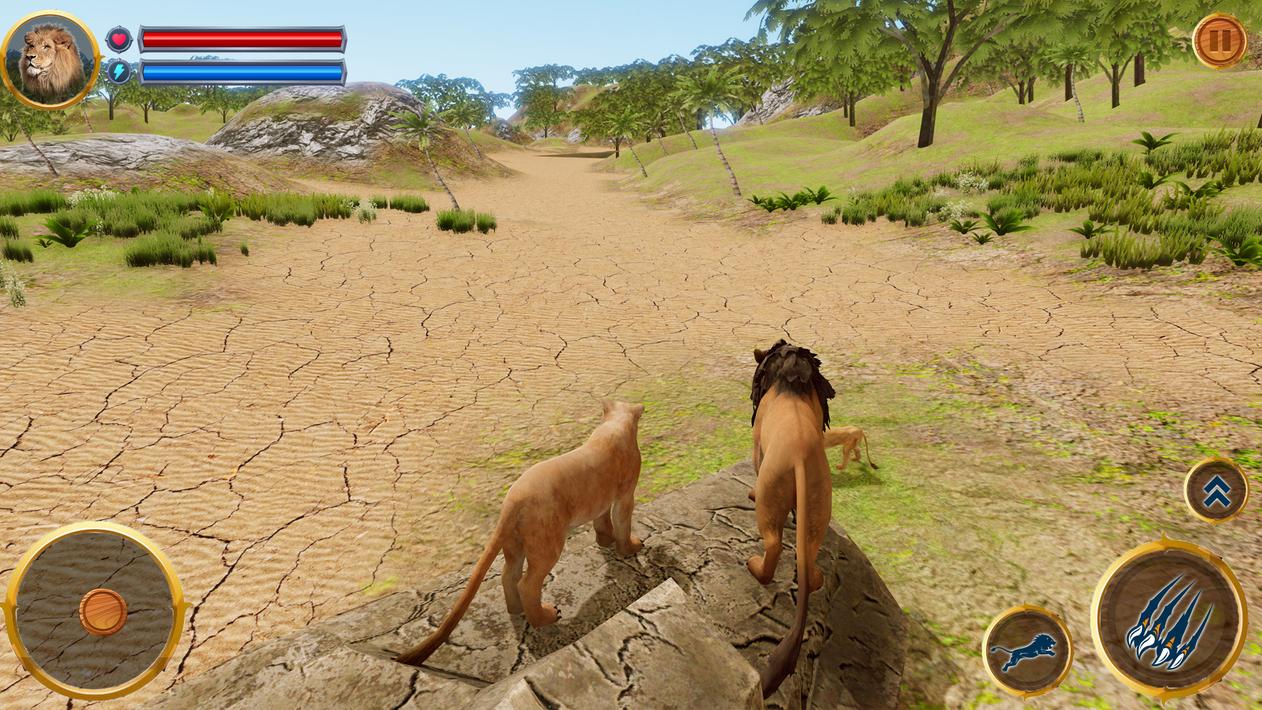 Virtual Lion Family Simulator