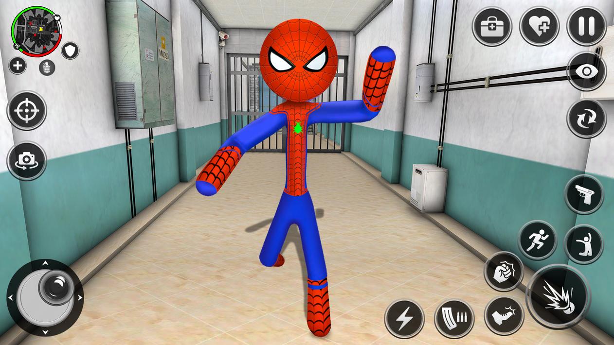 Spider Stickman Prison Break