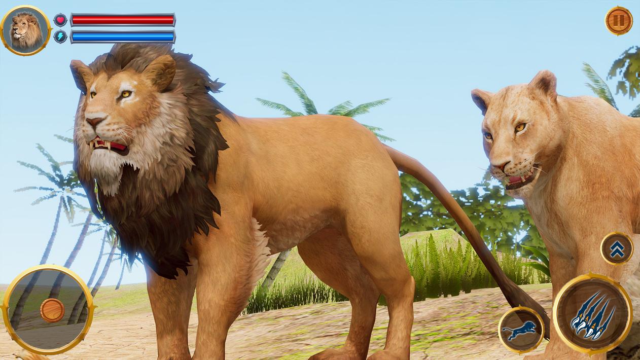 Virtual Lion Family Simulator