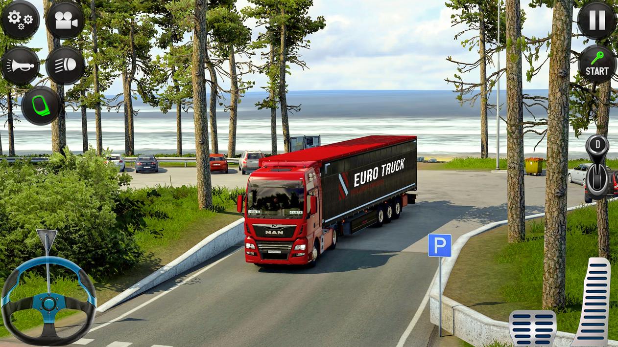 Euro truck simulator parking