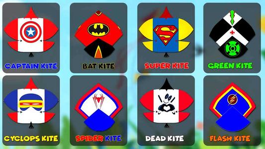 Superhero Kite Flying Games