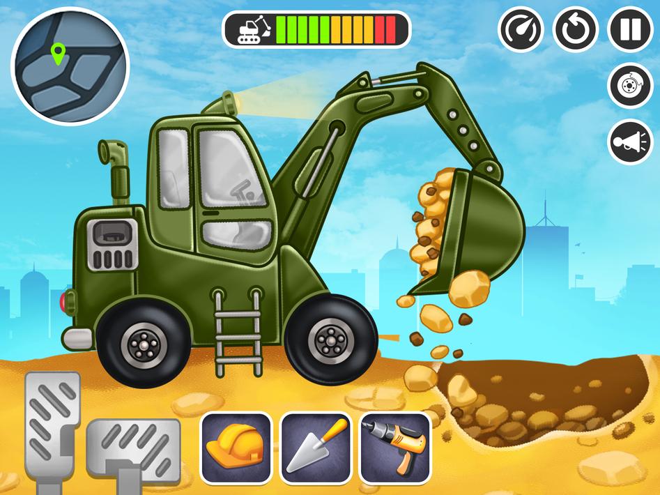 Real Construction Kids Game