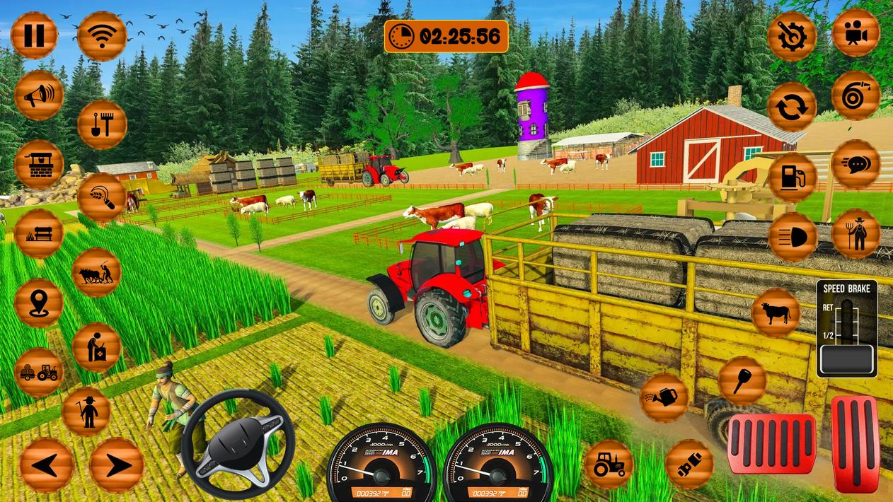 Farm Sim Tractor Farming Games