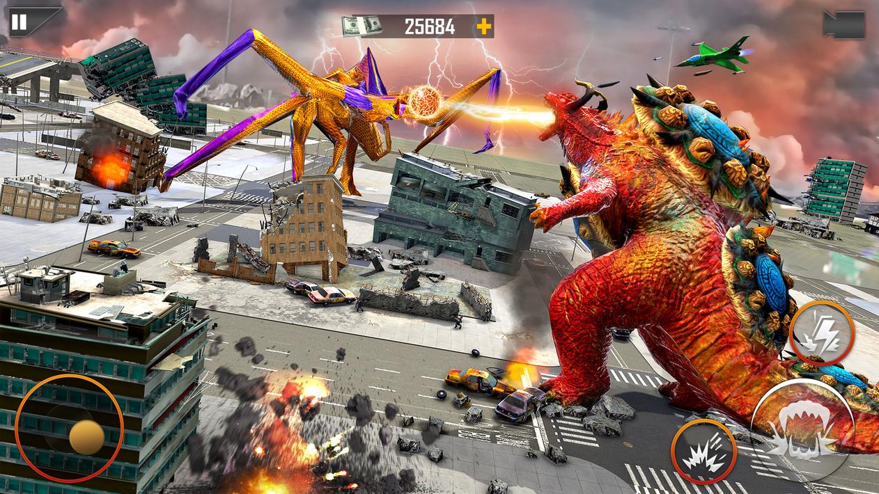 Monster Dinosaur Rampage Game