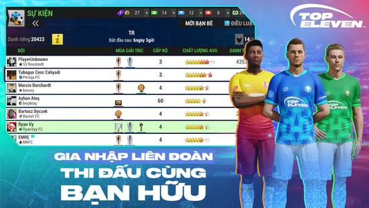 TOP ELEVEN: QUẢN LÝ BÓNG ĐÁ