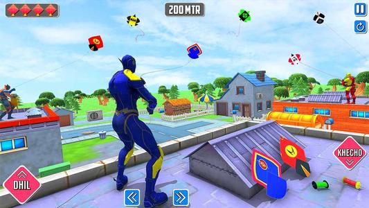 Superhero Kite Flying Games