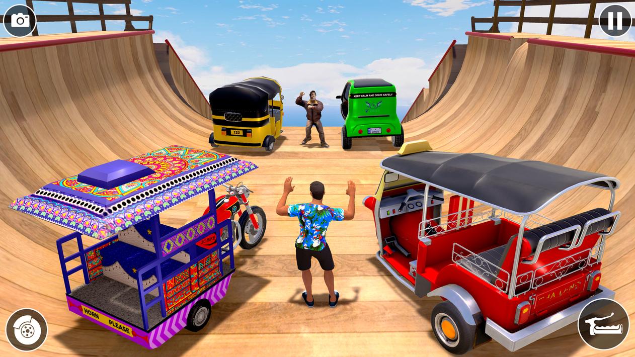 3d Rickshaw: Racing Games