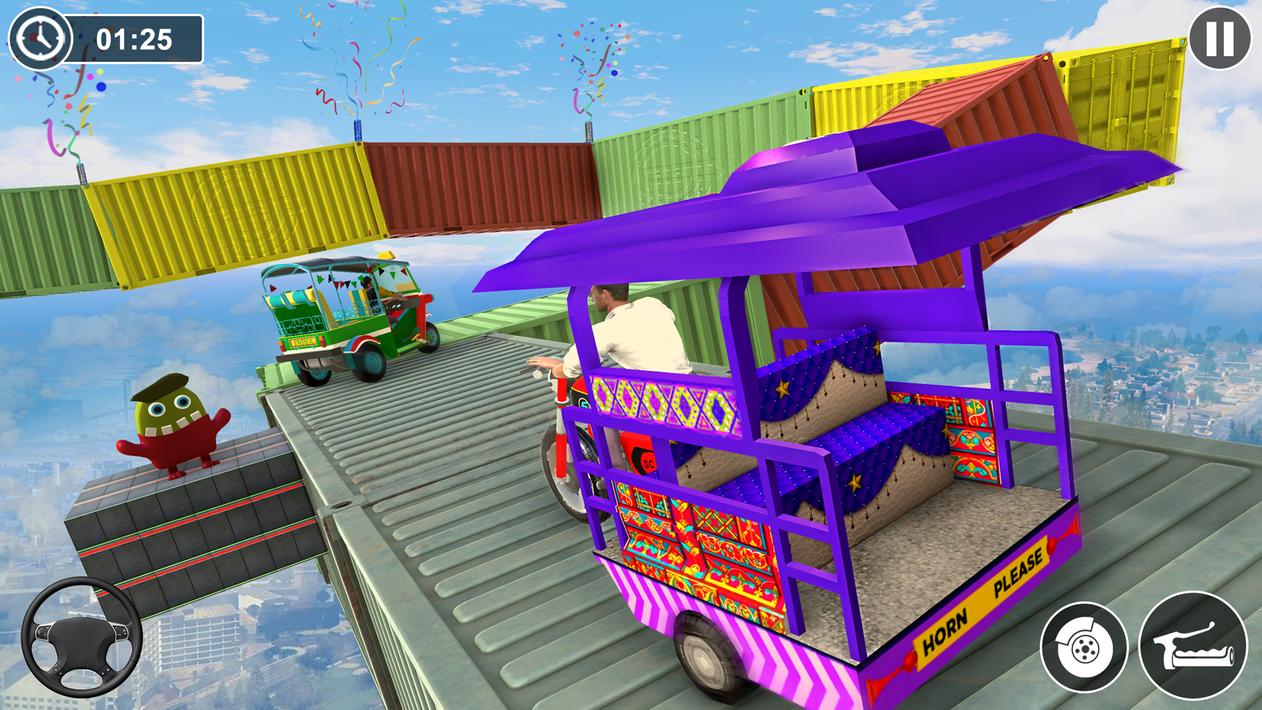 3d Rickshaw: Racing Games