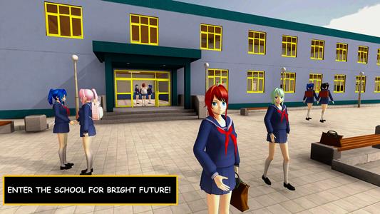 Anime School Girl Life 3D Sim