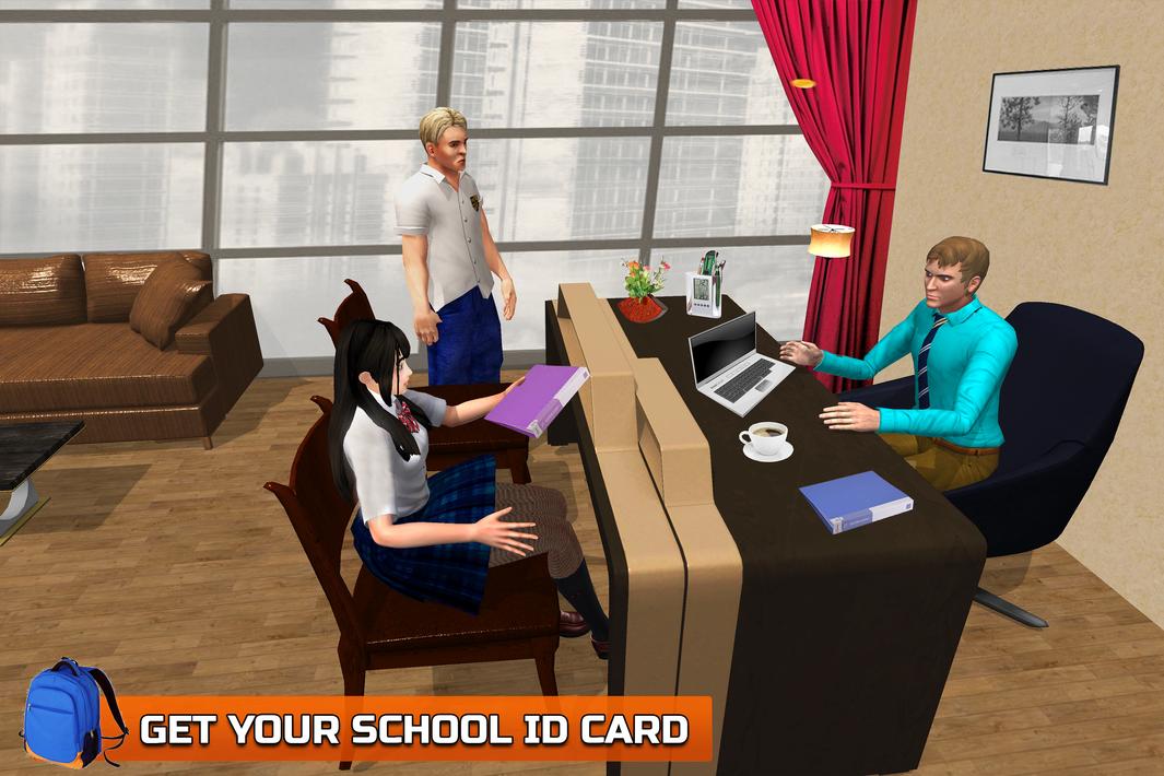 School Girl Life Simulator 3D