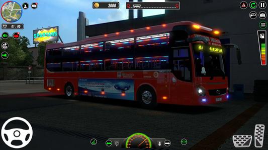 US Coach Bus Simulator Game 3d