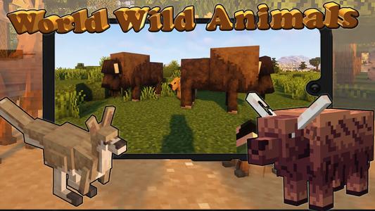 World Wild Animals mod MCPE