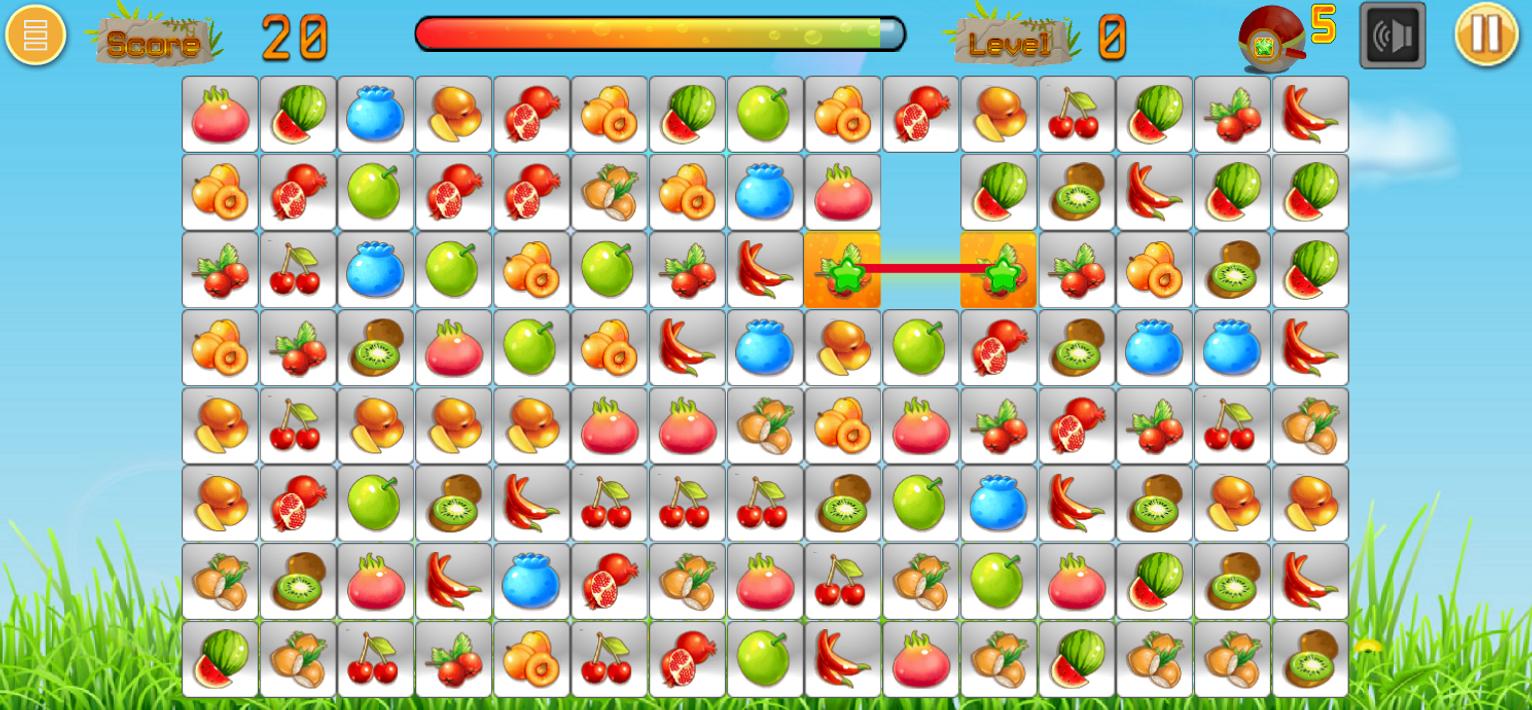 Link fruits - fruit match pair