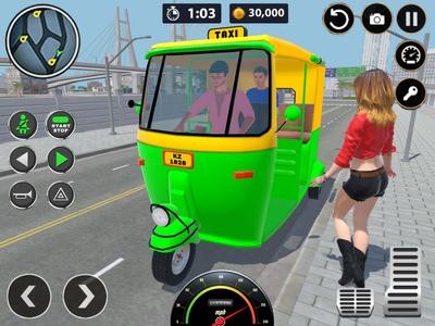 TukTuk Rickshaw taxi Simulator