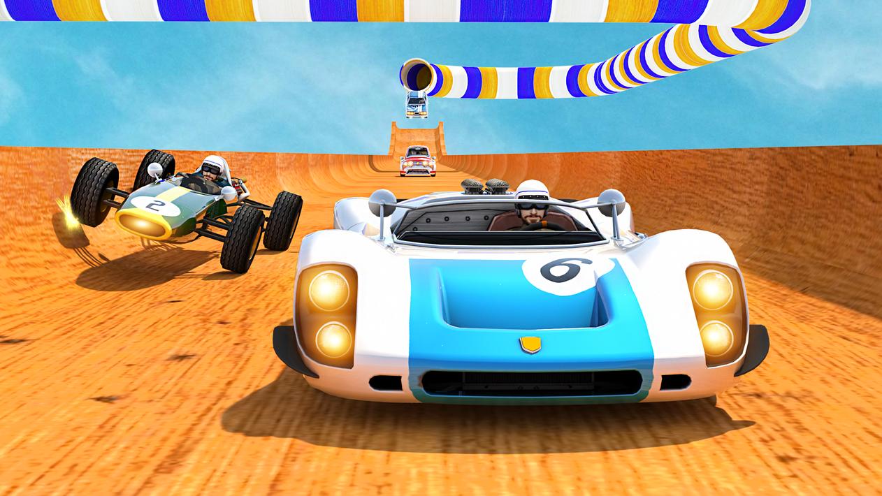 Racing Game Car Stunt Mega Up