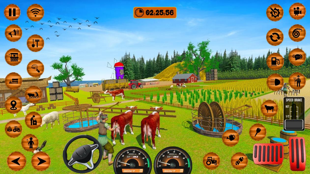 Farm Sim Tractor Farming Games