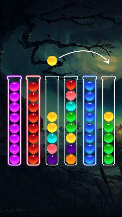 Bubble Sort Color Puzzle