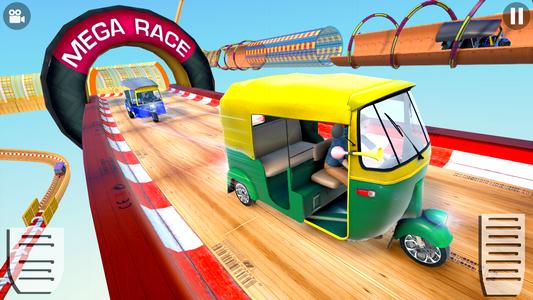 Tuk Tuk Auto Rickshaw 3D Stunt