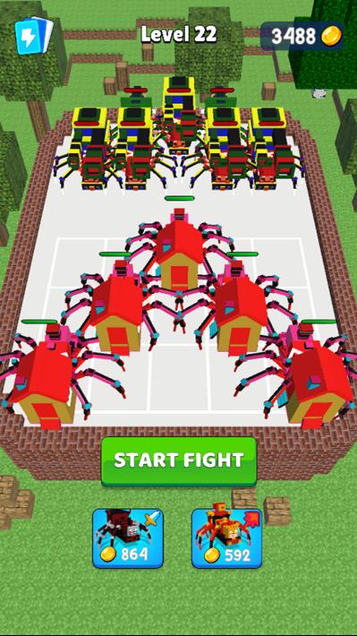 Spider Train: Craft Merge