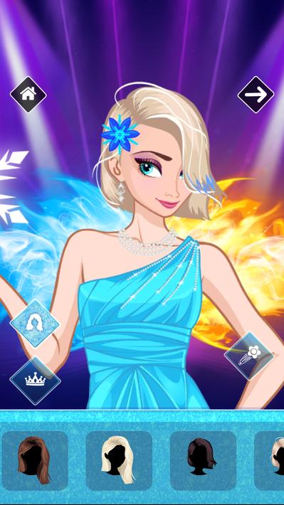 Icy or Fire dress up game