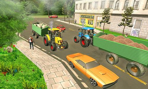 Tractor Farming Game Harvester