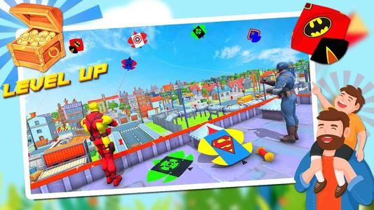 Superhero Kite Flying Games