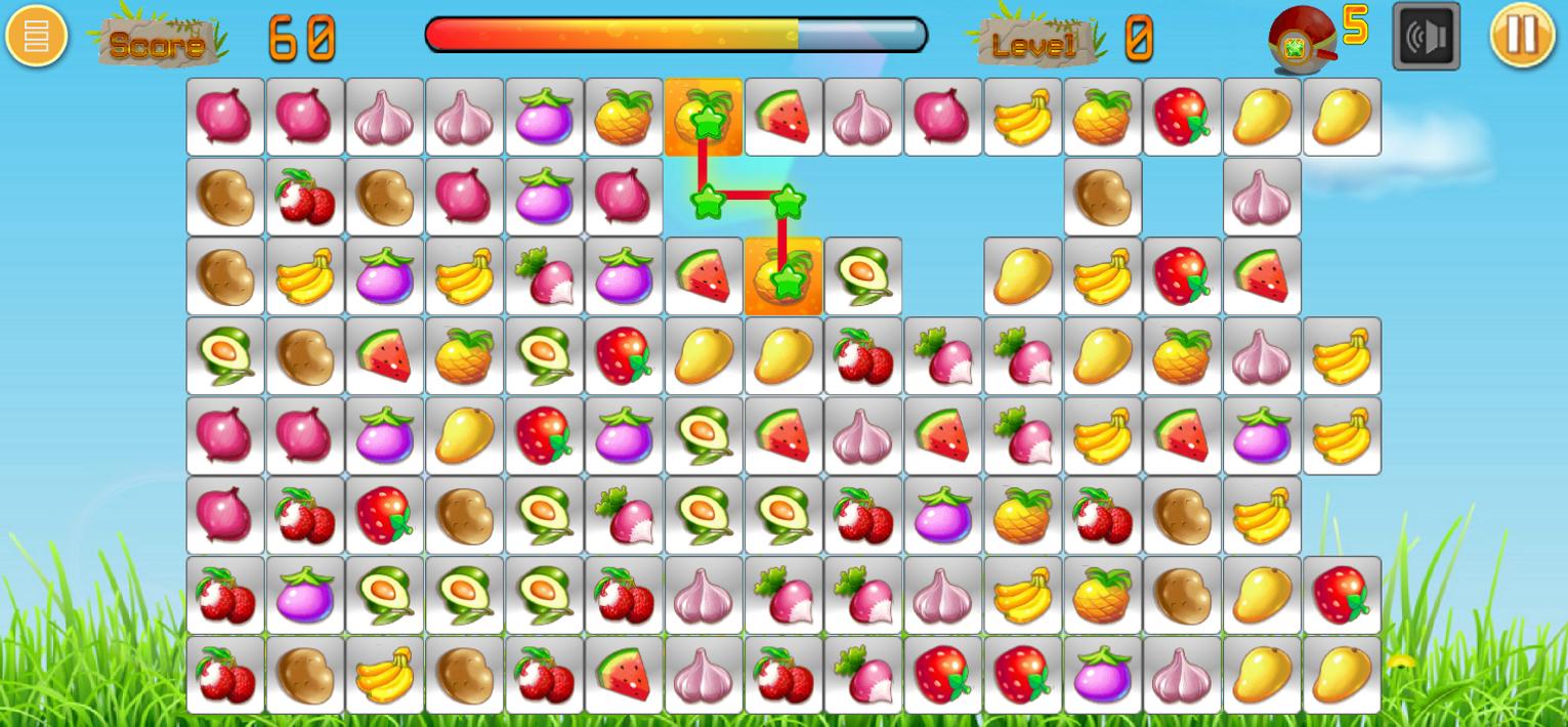 Link fruits - fruit match pair